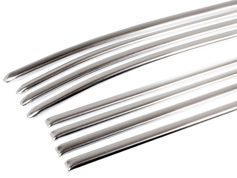 VW Golf Mk1  Waistline 8 Piece Trim Beading  Aluminium