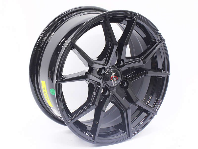 14" Racing Hart Conceptor 4/100 Gloss Black Alloy Wheels