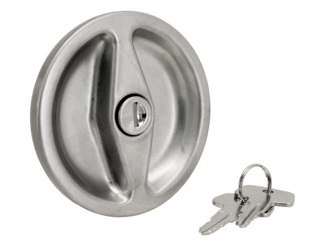 VW Bus T2 Stainless Steel Fuel Filler Cap with x2 Keys