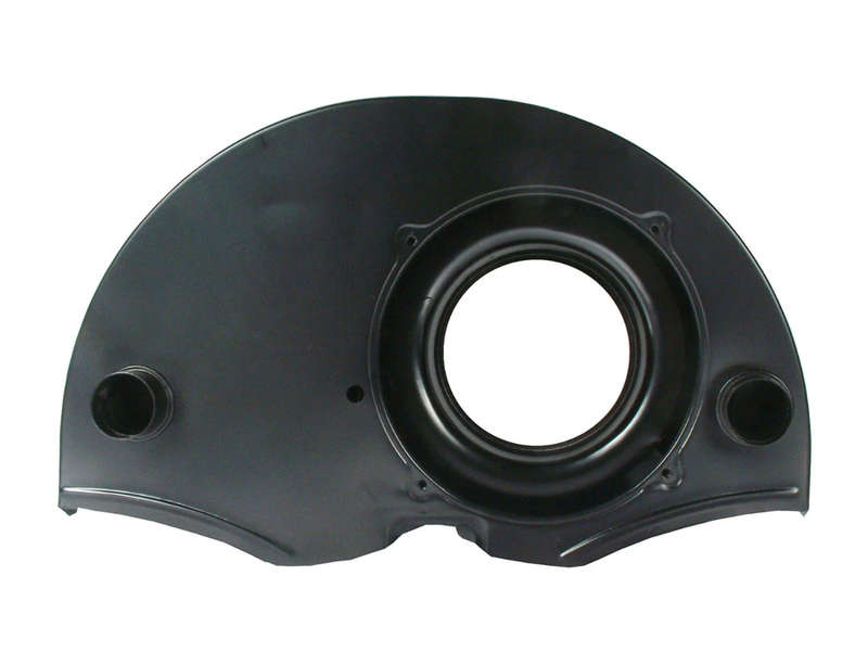 VW Aircooled Fan Shroud with Air Outlets Twin Port Black