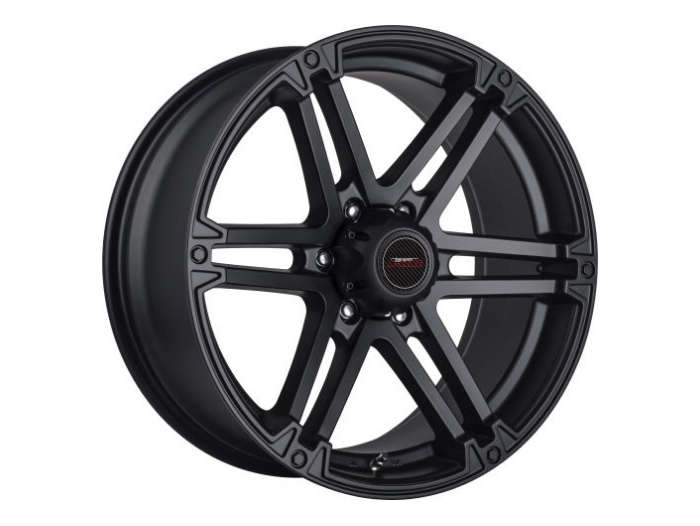 17" A-Line Blast 6/139 Satin Black Alloy Wheels
