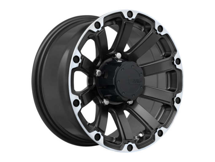 17" A-Line Destroyer 6/139 Satin Black Alloy Wheels