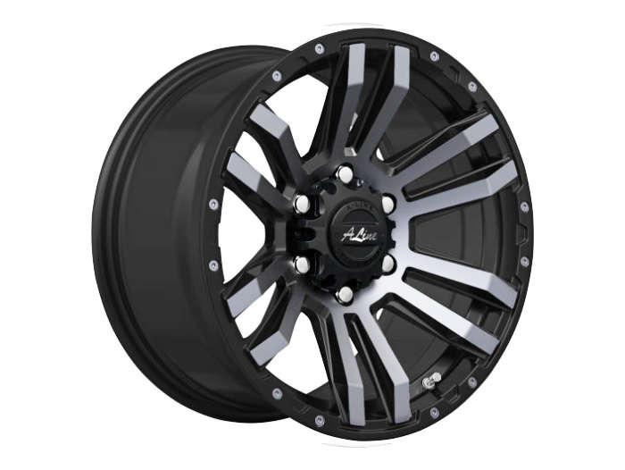 18" A-Line Scavenger 5/120 Satin Black Tint Alloy Wheels