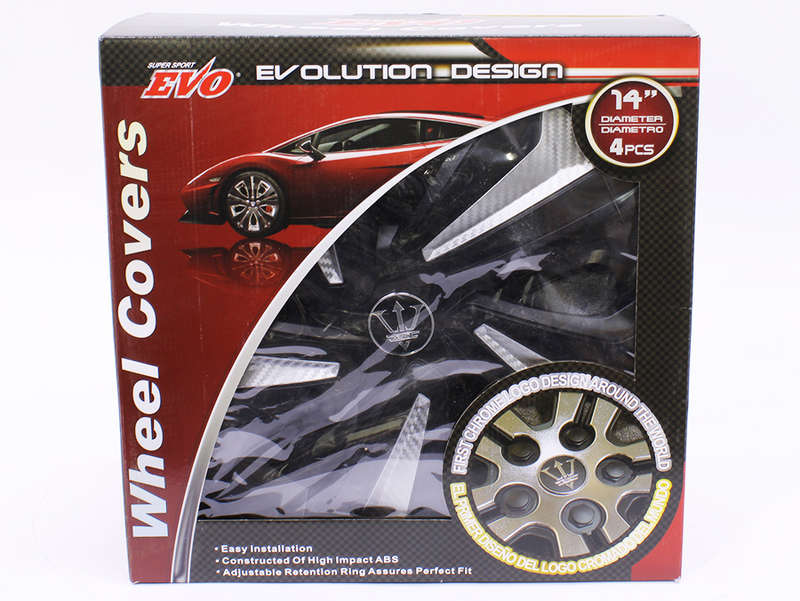 14" Universal Wheel Hub Cap Set of 4
