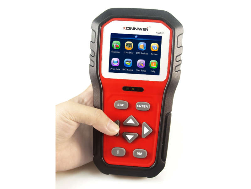 KONNWEI KW860 OBD2 Scanner with Data Stream Feature