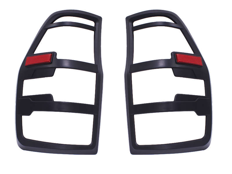 Non OEM Suitable to Fit Ford Ranger 2012+ Matt Black Taillight Trim with Reflector