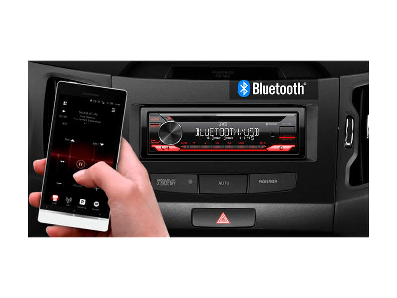 JVC KD-T712BT Mp3 Cd Receiver with USB & Bluetooth