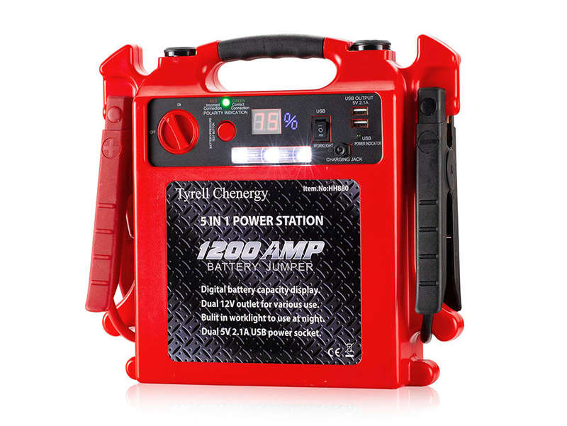 Tyrell Chenergy 1200 Peak/600 Instant Amps Car Jump Starter