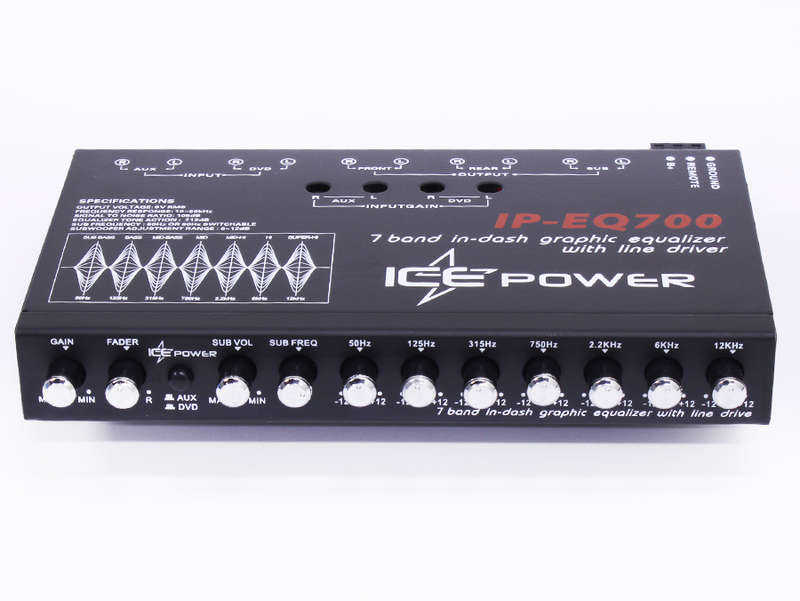 Ice Power IP-EQ700 7 Band Equalizer with line driver