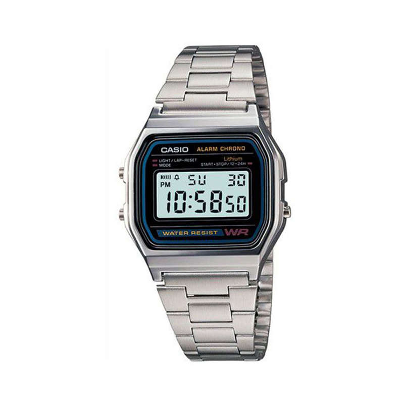 Casio Mens A158WA-1Q Retro Digital Watch
