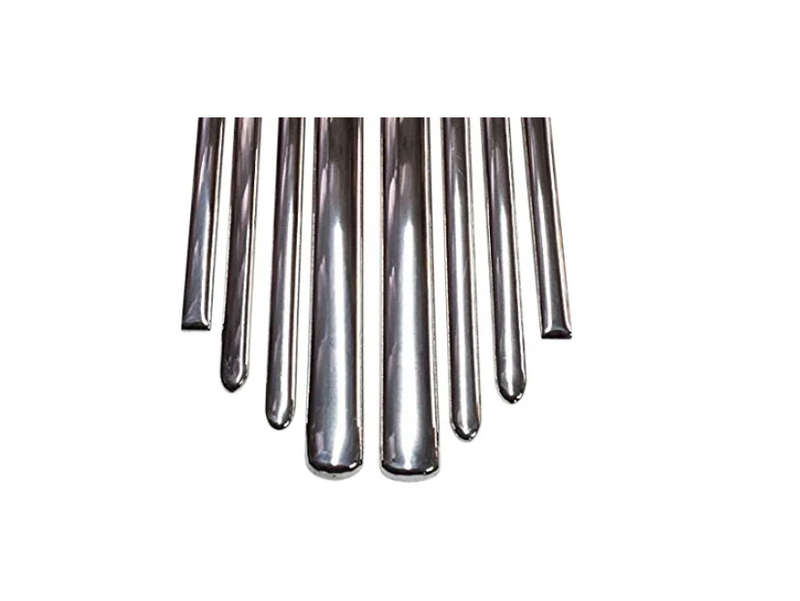 VW  Type3 66-69 Deluxe 8 Piece European Specification Trim Set Stainless Steel