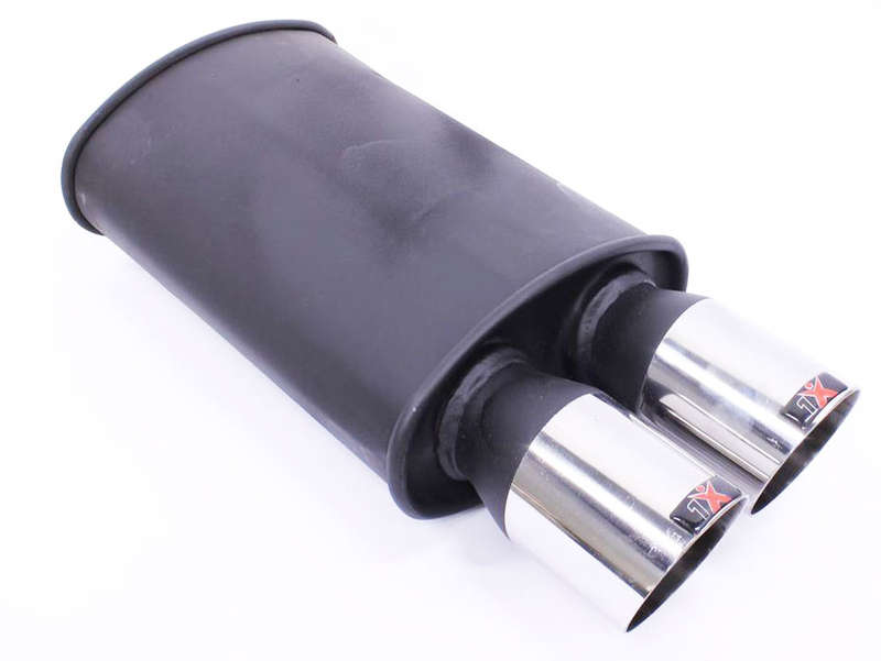 1X Racing 76mm Subaru Twin Sport Exhaust Backbox