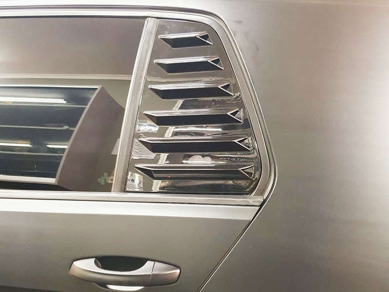 VW Golf Mk7 Side Window Louver Panels (stick on design)