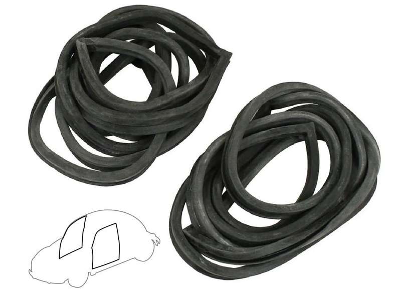 VW Aircooled Beetle 55-66 Rubber Door Seals (pair)