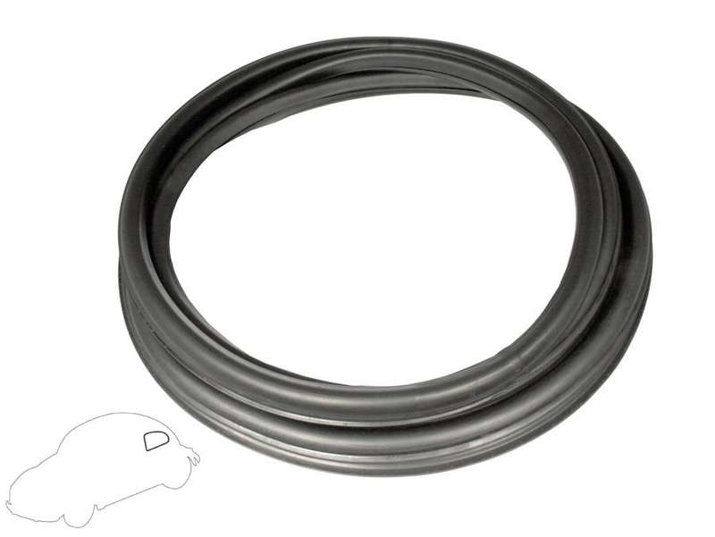 VW Classic Beetle Rear Quarter Window Seal Deluxe for Metal Trim Right