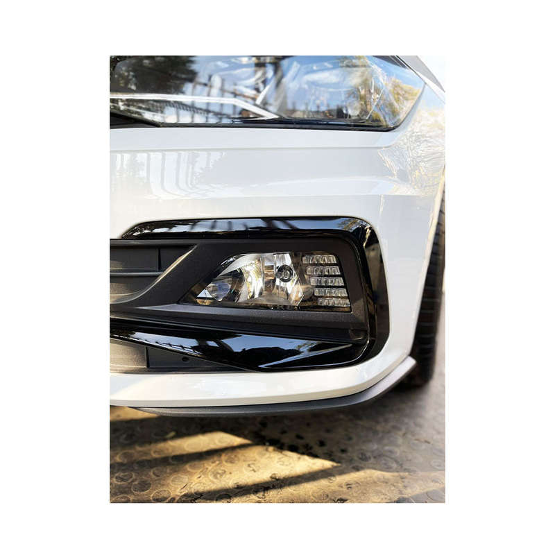 VW Polo AW 2018+ OEM GTI Design 2pc Front Splitter