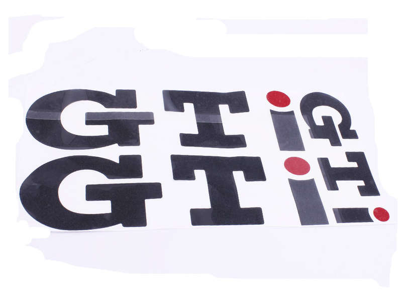 VW Polo GTi 3piece Vinyl Sticker Set
