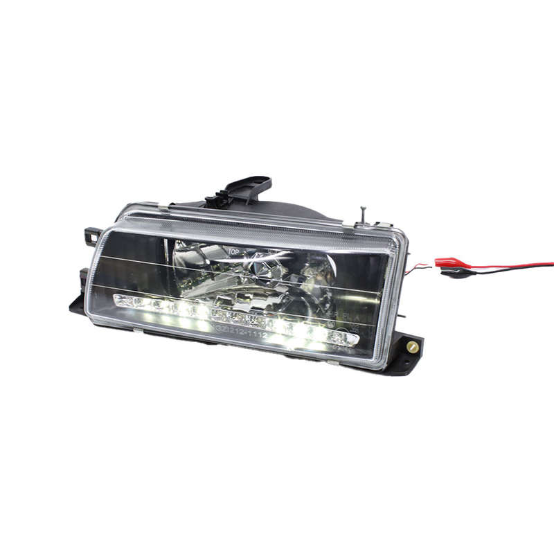 Toyota E8E9 Twincam Neon DRL Headlights with Smoke Finish (Pair)