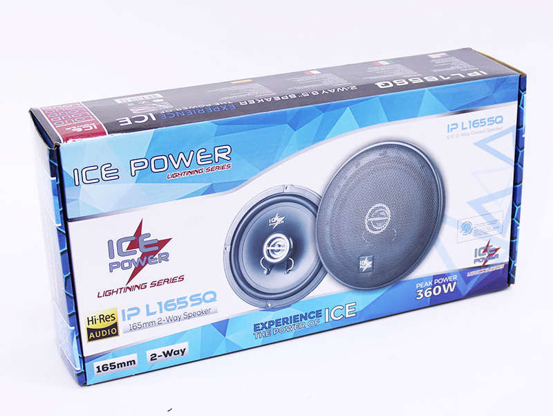 Ice Power IP-L165SQ Lightning Series 6.5" 360w 2way SQ Speakers