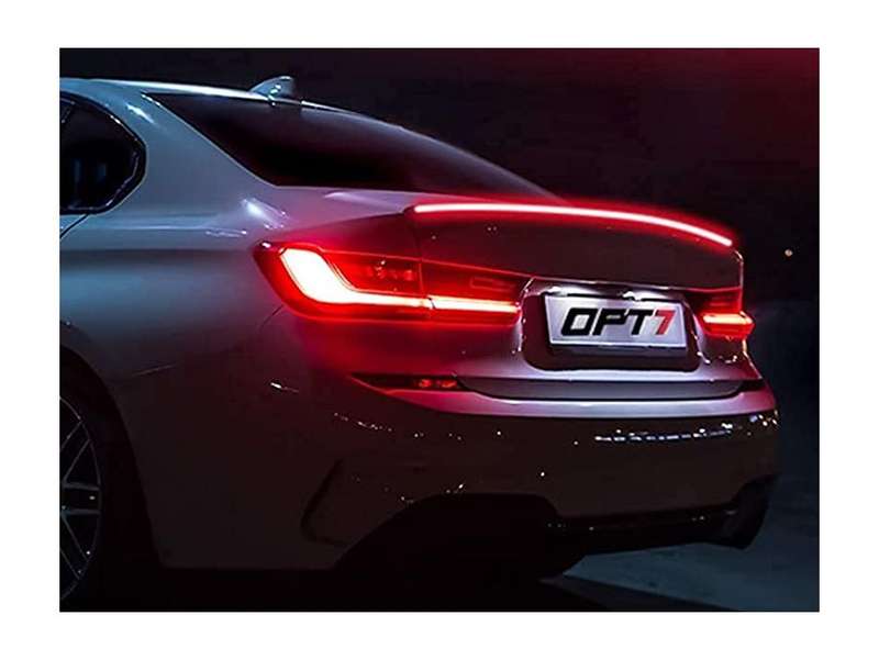 Universal Carbon Fibre Look LED Lightup Bootstripe (120cm)