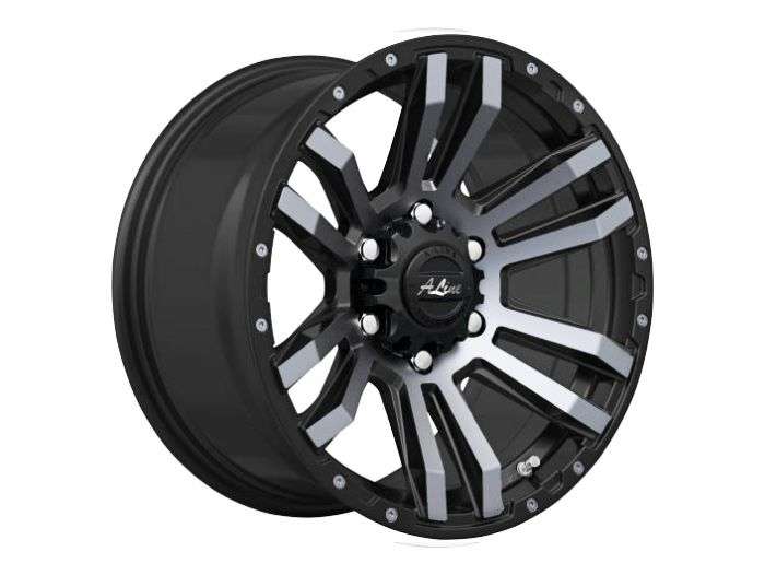 17" A-Line Scavenger 5/120 Satin Black Alloy Wheels