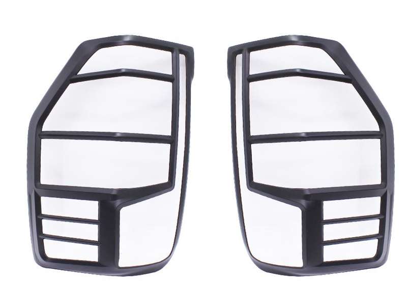 Mitsubishi Triton 2020 Matt Black Tailight Trim Covers
