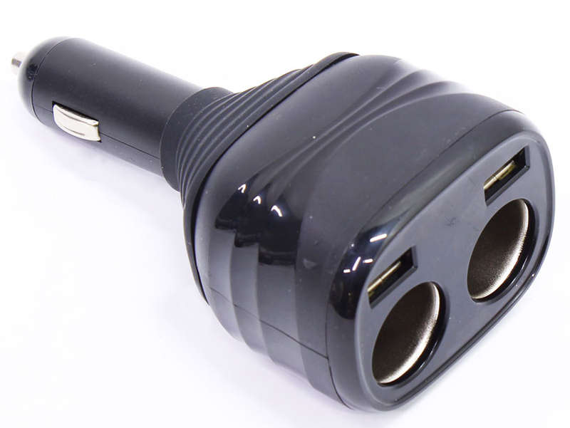 Vehicle 12v 120w Lighter Socker with Twin USB Charger