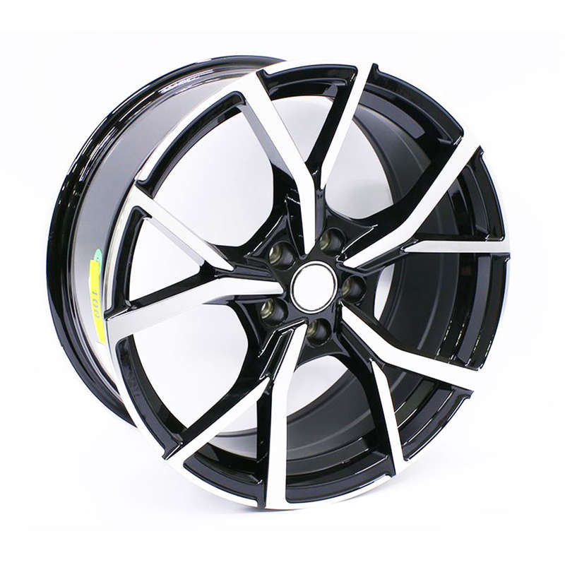 19" QS 5499 5/112 Black Machine Face Alloy Wheels