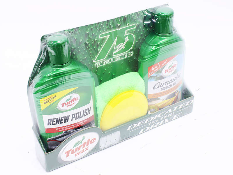 Turtle Wax 4 Piece Renew Polish &amp; Wax Kit