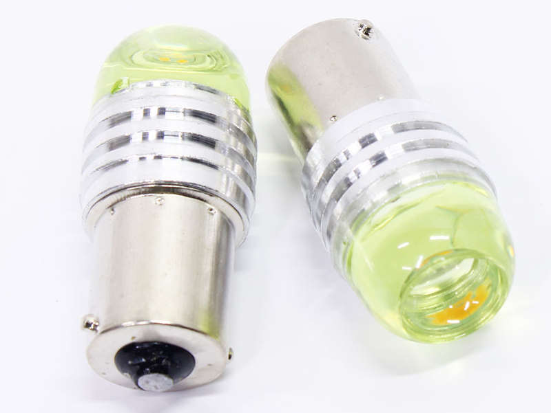 Single Contact 3LED Flashing Strobe Bulb (Yellow)