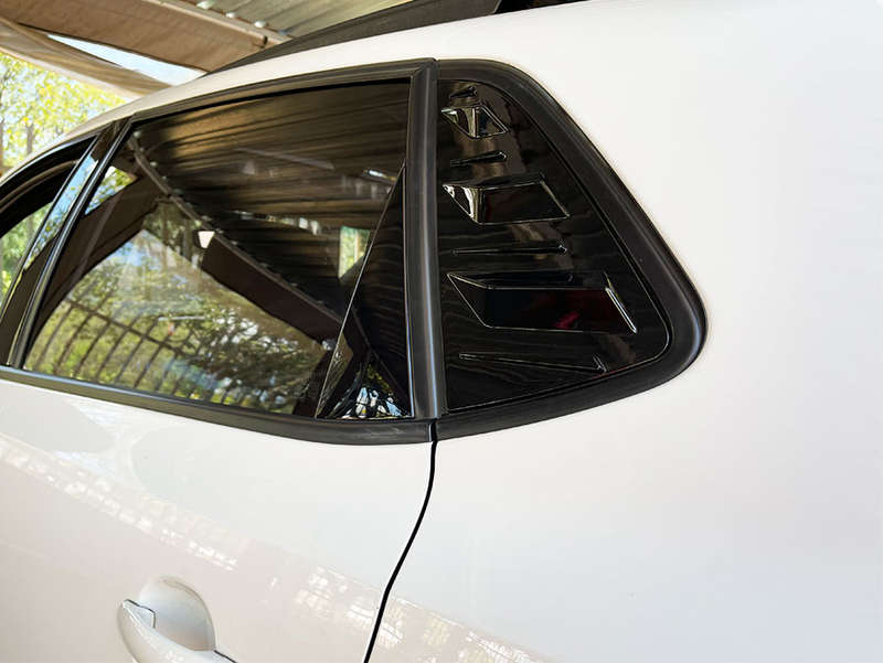 VW Polo 6 Quarter Window Stick-on Louver (pair)