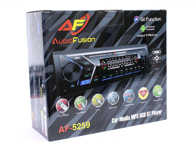 AudioFusion AF-5259 Multi-Colour Media Player with Siri/Android Function