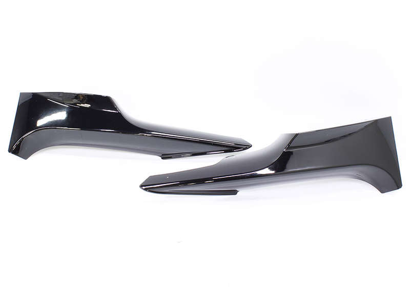 Suitable for Bmw E92 2piece Gloss Black Front Splitters (pair)
