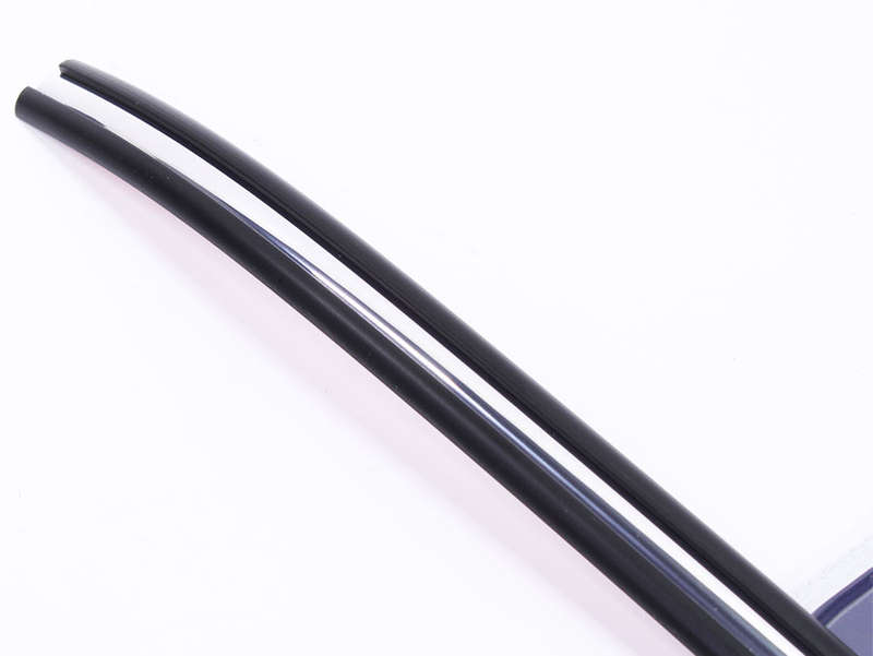 AutoGear Stick-on Rubber &amp; Chrome Door Beading - 18mm width