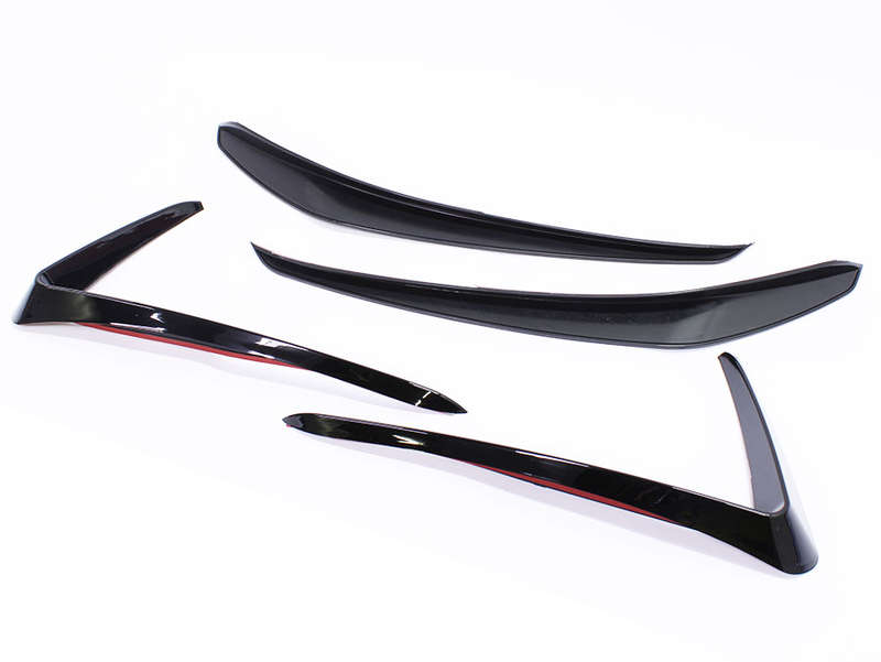 VW Golf Mk7 6piece Gloss Black Front Canard Set