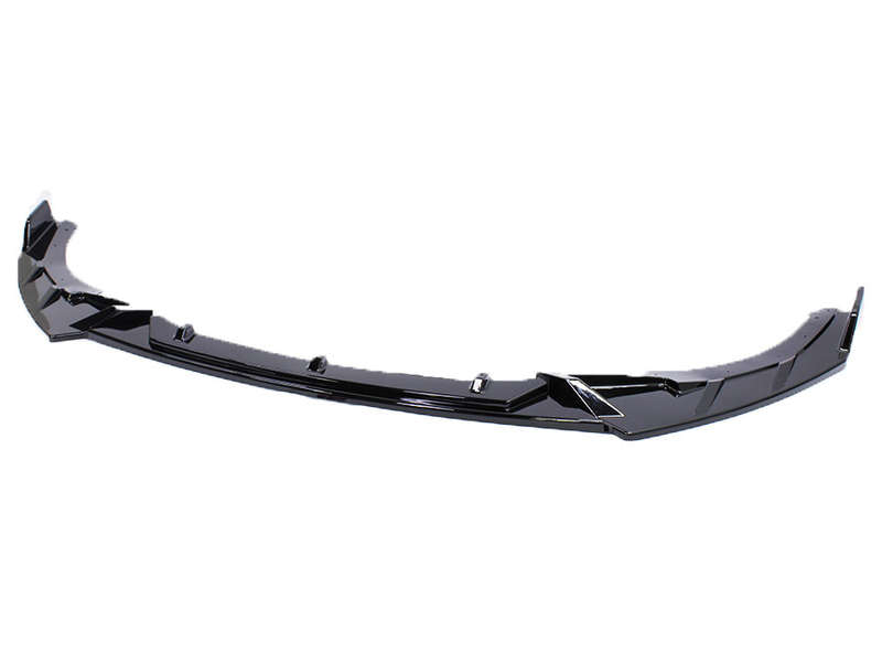 VW Golf 8 Gti R 3piece Gloss Black Front Spoiler (non-oem)