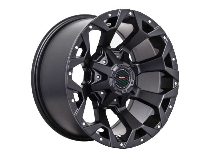 16" A-Line Savanna 6/139 Satin Black Alloy Wheels