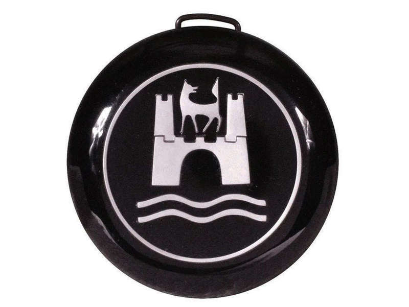 SSP Horn Push Kit, Chrome, Semi Circle with Wolfsburg Cap