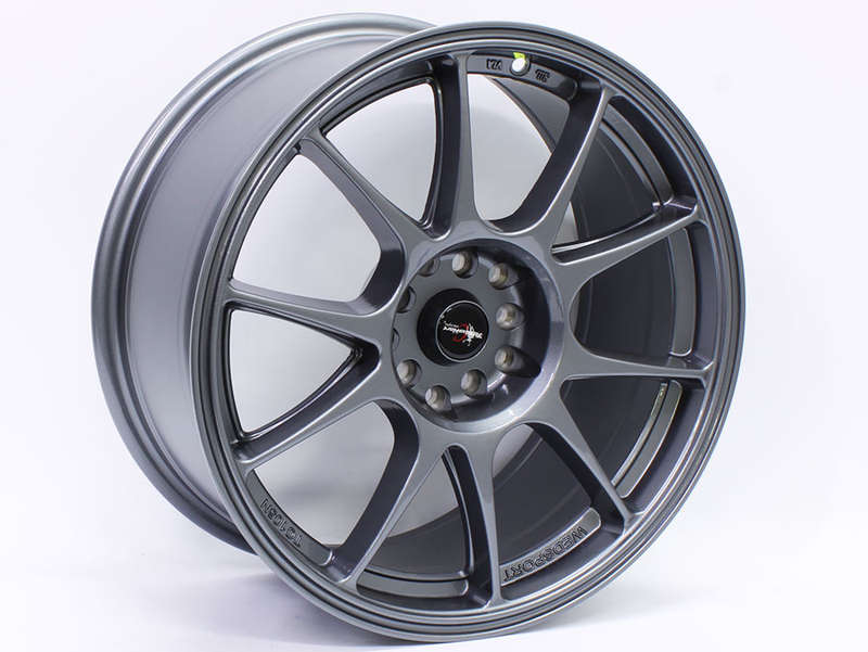 17" Racing Hart GTC 5/100 &amp; 5/114 Single Gunmetal Alloy Wheel