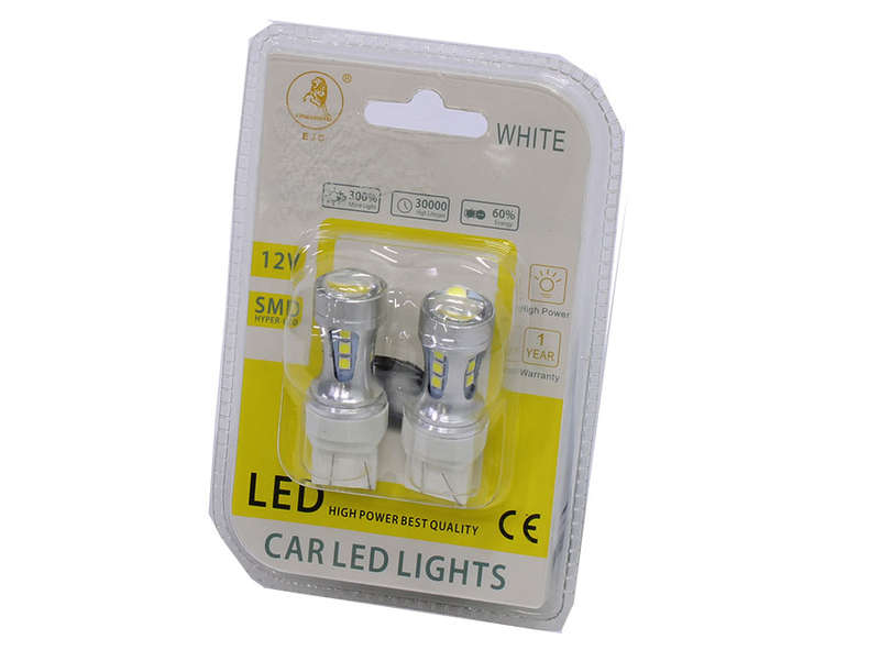 LED Double Contact T20 Push-in Bulbs (pair)