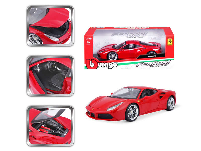 Burago 1/18 Ferrari 488 GTB Model Car