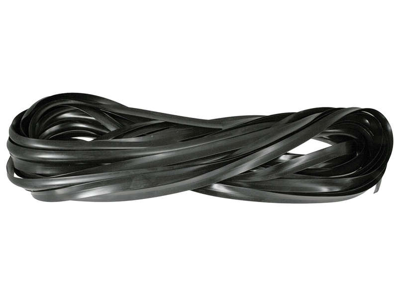 VW Bus Samba Trim Rubber Insert Black: T2 Split 1950-1967