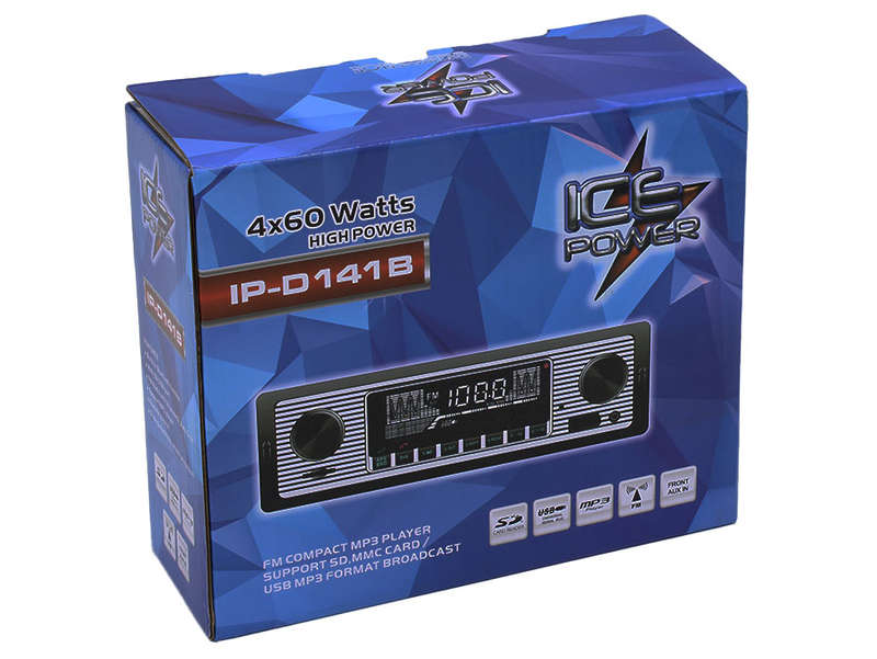 Ice Power IP-D141B Retro Look Media Player