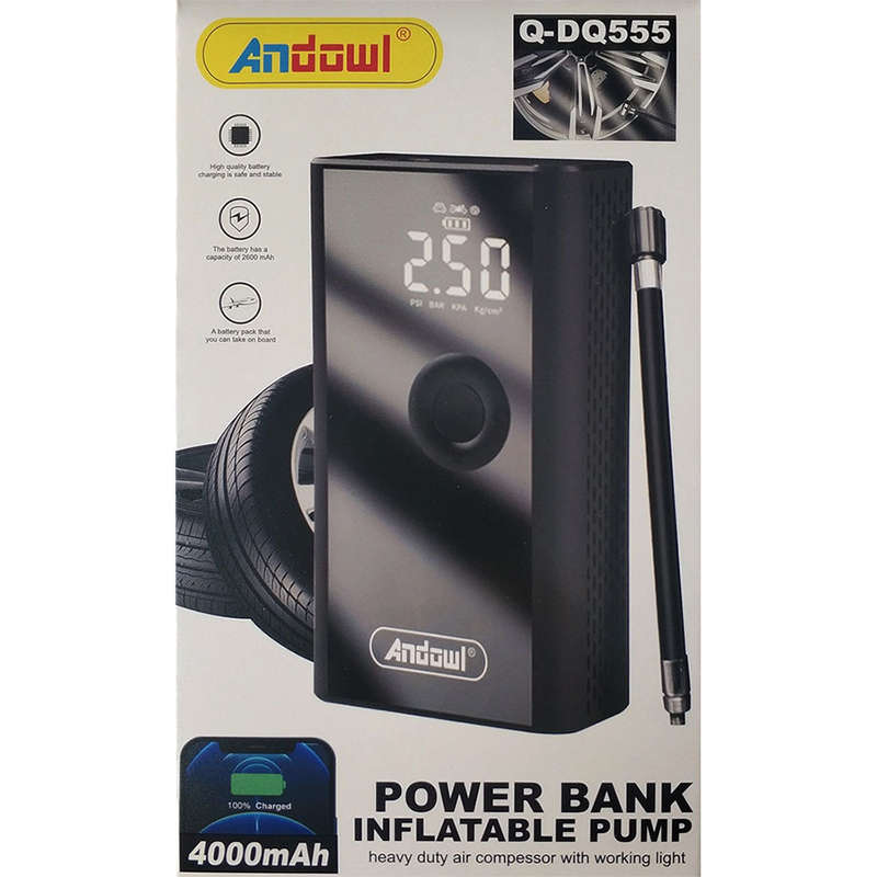 Andowl Q-DQ555 4000mah 2in1 Powerbank and Inflatable Pump