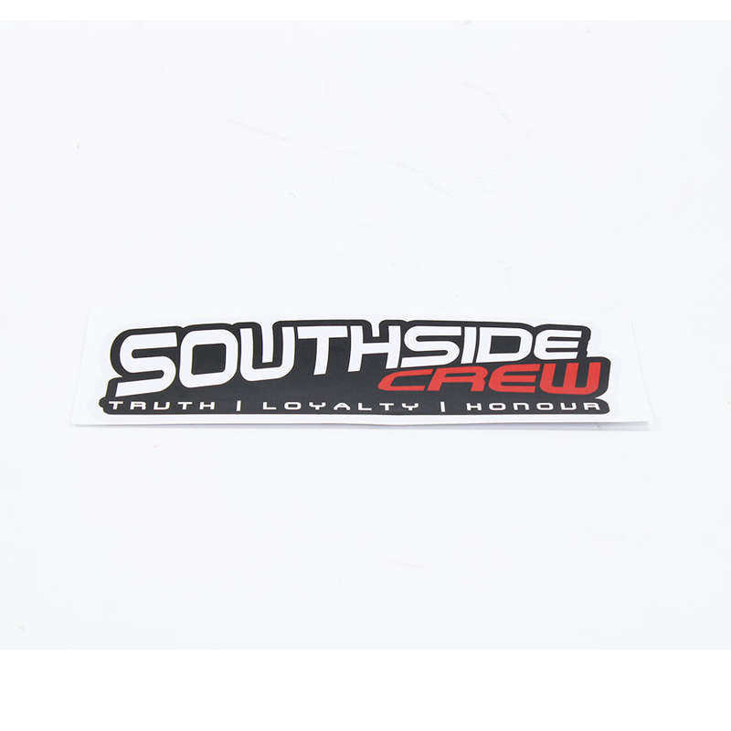 Southside Cew Window Banner Sticker (19x7cm)