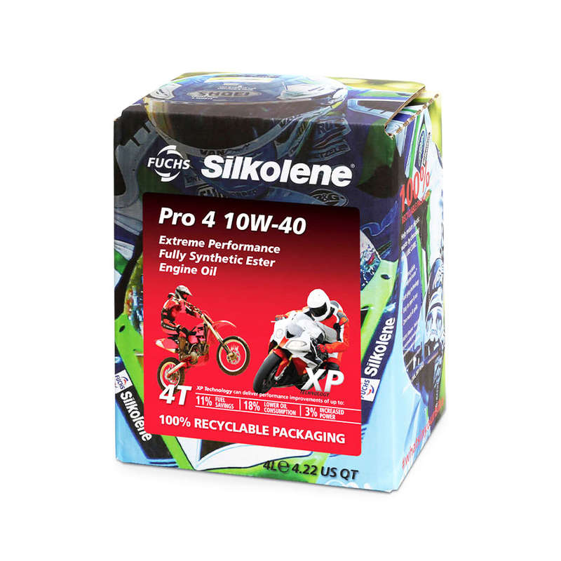 Fuchs Silkolene Pro 4 Stroke 10W40 Oil