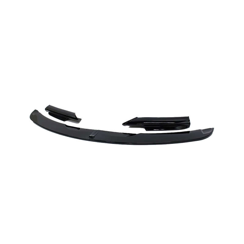 Suitable for Bmw E90 Performance 4pc Gloss Black Front Spoiler - facelift