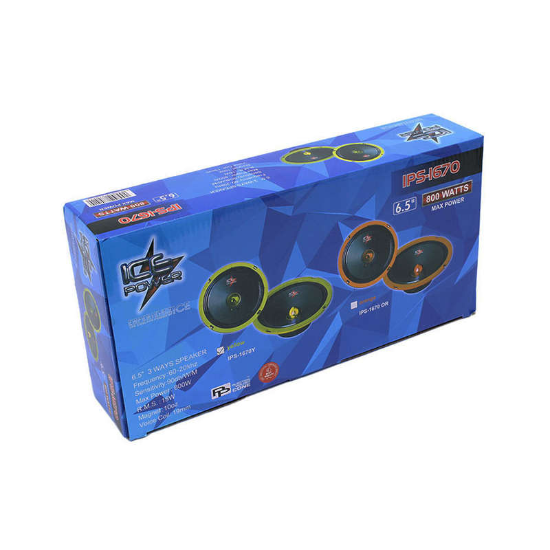 Ice Power IPS-1670BL 6.5" 800w 3way bullet Speakers