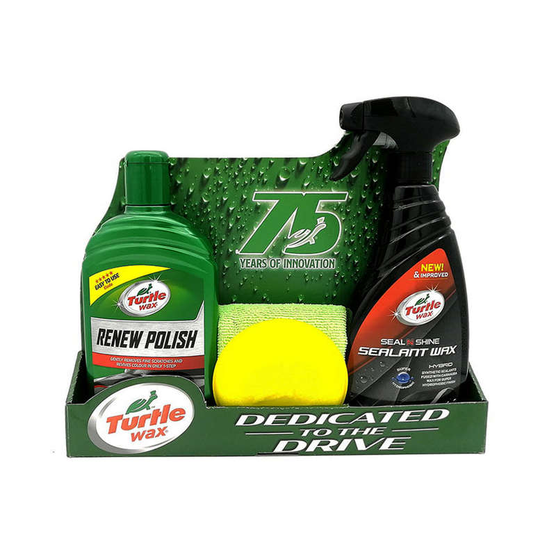 Turtle Wax Polish &amp; Seal 4piece Combo Set