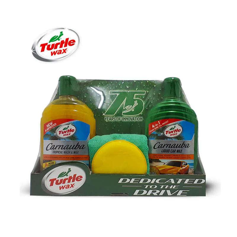 Turtle Wax Canube Shampoo &amp; Wax - 4piece Combo Set